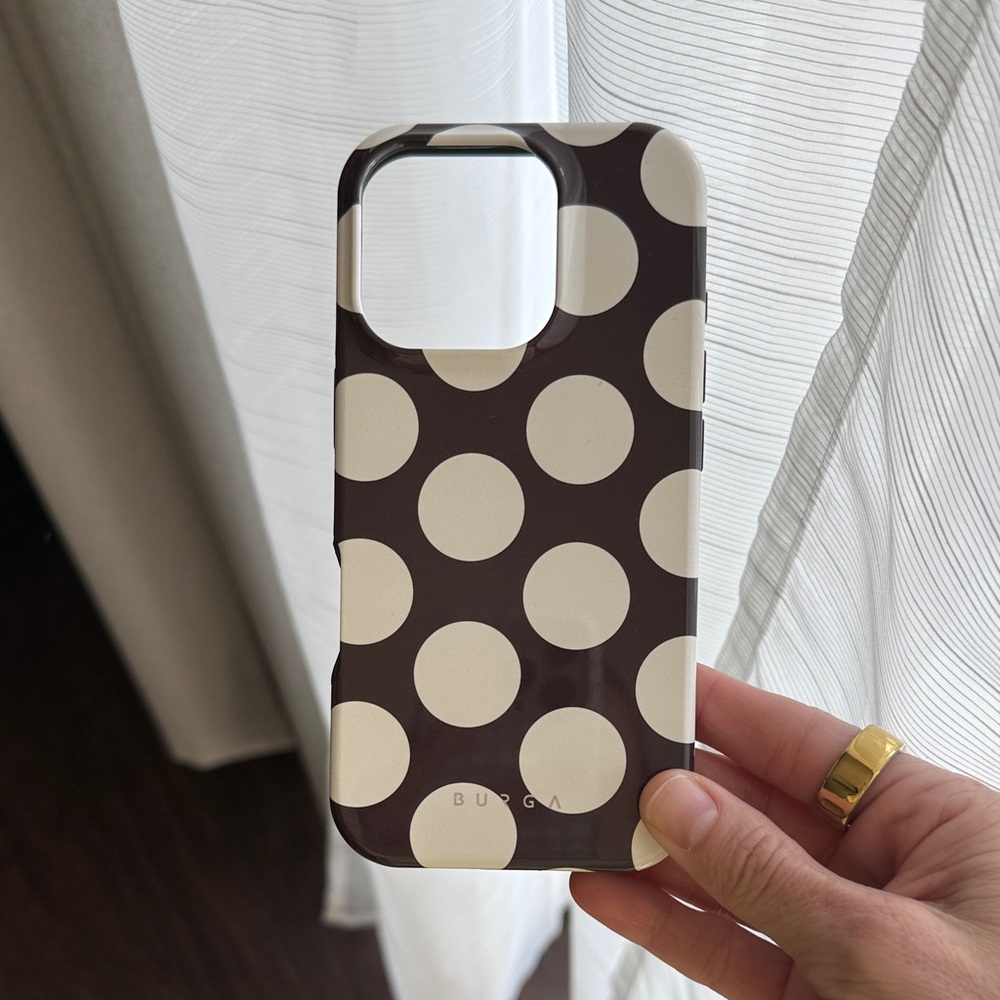 Burga “Spot On” iPhone 16 Pro Case — New, Hard Shell Protective Cover
